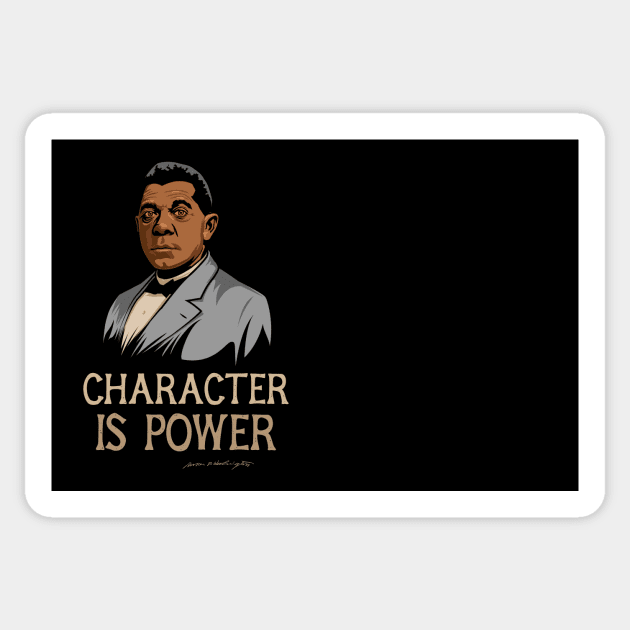 Booker T Washington Quote Gift for Black History Month Sticker by HistoryMakers